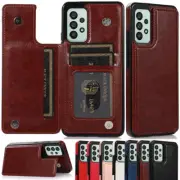 Leather Card Slot Wallet Case Cover Kickstand For Samsung Galaxy A13 A33 A53 A73