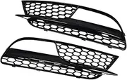 Front Fog Light Grille Guards Front Bumper Grill Mesh Grille For A5 12-15 Accessories Replacement Parts