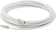 THE CIMPLE CO - Digital Audio Cable - Digital Coaxial Cable with RCA Connections, Made in The USA, 75 Ohm - Coax - : Subwoofer Cable - (S/PDIF) Black RCA Cable, 100 Feet 20 Feet (6 Meter) White RCA