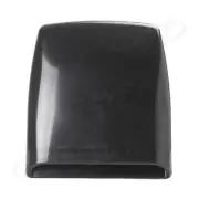 Decorative Air Flow Intake Hood Scoop Vent Bonnet Base Cover Car Universal Black