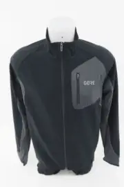 NEW! Gore Wear R3 Partial Windstopper Shirt Men's US Medium Black/Gray