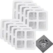 [Generic] Shower Drain Hair Catcher Mesh Stickers, Hair Catcher Mesh Sticker Strainers - Sink Drain, 3.9 Inch Hair Drain Catcher for Sink, Bathtub, Bathroom