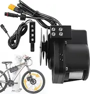 Electric Bike Booster, Bike Conversion Kit, 350W Front Gear Assisted Cycling Hub Conversion Kit, IP56 Waterproof Ebike Wheel Kit with Governor Battery Fast Charging Bikes leassist 75km 13.5AH