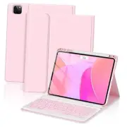 Keyboard Case for iPad Pro 11-inch (M4) 2024 Model (A2836/A2837/A3006), Pink