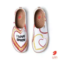 在飛比找momo購物網優惠-【uin】西班牙原創設計 女鞋 愛在西班牙彩繪休閒鞋W101