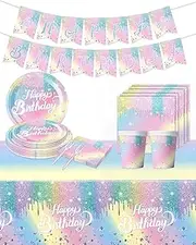 DABGIH Champagne-Gold Beige Fall Boho Birthday Party-Decorations