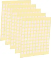 CANIGHT 500pcs Coding Stickers Adhesive Dots for DIY Projects Home Office Car Strong Double Sided Tape Glue Points