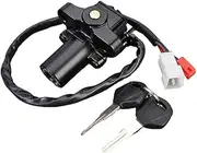 Ignition Switch Gas Fuel Cap Seat Lock Key Fit for Yamaha MT01 / YZF R1 / YZF R6 / MT-01 / YZF-R1 YZF-R6 / YZFR1 YZFR6