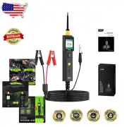 Compact Automotive Circuit Probe Tester with Overload Protection & LED Light
