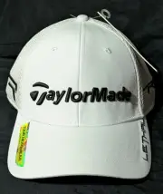 TaylorMade White Lethal RBZ R1 Golf Hat Size - L/XL Fitted New with Tags