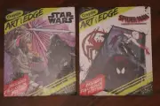 Star Wars & Spiderman Coloring Book - Crayola Art With Edge Full Color Poster