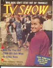 MAG: TV Show 11/1959-Dick Clark-American Bandstand-Elvis-Ricky Nelson-VG/FN