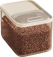 Food Container - Pet Food Storage Bin | Pet Foods Storage Bucket, Snack Storage Box, Grain Freeze-dried Foods Bucket With Measuring Cup For Feeding Snacks
