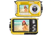 Waterproof Camera Underwater Camera Snorkeling Full HD 2.7K 48MP Video Recorder