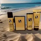 avon black suede Aftershave Lotion, Face Conditioner, Roll On Deodorant & Talc