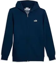 [PUMA] Mens Suede Full-Zip Hoodie Casual Outerwear Casual Full Zip - Blue