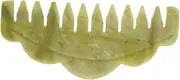 Healeved Jade Scalp Comb for Wide Tooth Massage Brush Portable Jade Hair Comb for Scalp Health Alleviate Head Fatigue Unique Design for Relaxation and Hair Growth