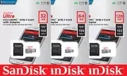 SanDisk Ultra microSDXC 32GB 64GB 128GB 100MB/s UHS-I Memory Car with Aapter