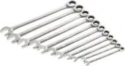 STEELMAN PRO 78981 11-Piece Standard 144-Position Ratcheting Wrench Set - NEW