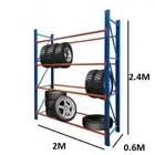 Tyre Rack tyre shop Car repair shop Steel Garage Warehouse Storage Shed - 2024T
