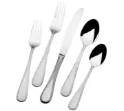 Mikasa Bravo Satin 18/10 Stainless Steel 45-Piece Flatware Set Service for 8 New