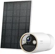 Tapo C460 KIT 4K 8MP Battery Solar Security Camera Outdoor Wireless, CCTV, Ultra HD, No Monthly Fee, AI Detection, Two-Way Talk, IP66, Starlight Colour Night Vision, Compatible with Alexa & Google