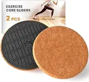 MUYOS Exercise Core Sliders for Hardwood Floors – Sliders for Working Out, Sliding Discs for Exercise, Strength Training, and Home Gym Fitness Gliders