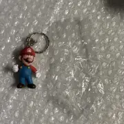 RARE New 2008 Nintendo Super Mario Bros Mini Figure Keychain Key Ring Wii Party