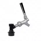 Stainless Steel Beer Sampling Tap Faucet + Ball Lock Corny Keg Beverage Coupler