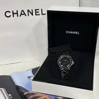 在飛比找PopChill優惠-[二手] CHANEL 香奈兒 黑色陶瓷精鋼 J12 33M