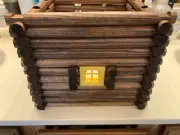 10 1/2" long wall with no inside notches, except at window. Includes window.