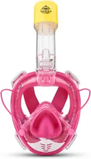 Ninja Shark Equaliser PRO Full Face Snorkel Mask - 180° Panoramic View, Anti-...