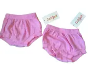 Baby Girls Boys Pink Bloomers 2pcs Shorts Loose Diaper Cover Newborn