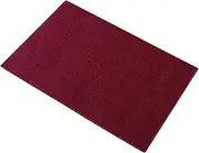 Daseeme Skid-Resistant Soft Solid Area Rug Carpet Floor Mat for Dining Living Room Home Bedroom Dorm Indoor/Outdoor (Burgundy, 1.6' x 2.6')