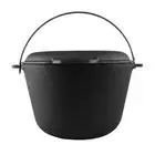 Cast iron tourist cauldron with lid-frying pan 2.11 gl.Brizoll.2025
