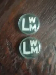 Left Xray Markers With Initials WM 2 Of Them With Purchase