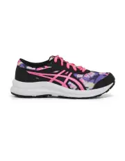 [Asics] Contend 8 Grade School Sport in Black/Hot Pink Print