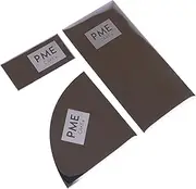 PME SS23 Mini Flexible Icing Side Scraper, Set of 3, Stainless Steel