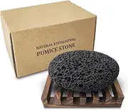 Pumice Stone for Foot, Natural Earth Lava Shower Pumice Stone Black, Exfoliating Rock for Feet, Pedicure Rocks, Stone for Skin Scrubber, Pedicure Exfoliator Tools Scrubber Health Foot Care