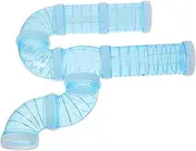 1Set Hamster Cage Tube Modular Tunnel System for Assembly Expandable Hamster Pet for Animals Easy to Observe and