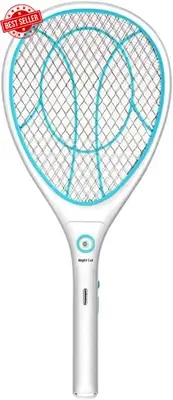 Electric Mosquito Fly Swatter Bug Zapper Bat Racket, Pests Insects Control Kille