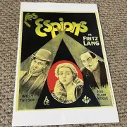 Les Espions Fritz Lang Poster 11 x 17 (270)