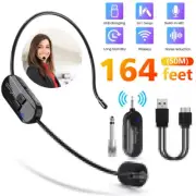 Wireless Microphone Headset Mic System 164FT Long Range High Sound Quality