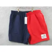NWT Sergio Tacchini VERNAZZA Mens Mesh Lined Blue/Red Tennis Shorts Size XL