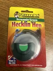 Quaker Boy Screamin’ Green Hecklin’ Hen Turkey Mouth Call - 11203