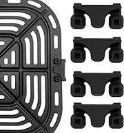 Air Fryer Rubber Bumpers, 4 Pieces Air Fryer Replacement Parts for Instant Vortex Gourmia Cosori and other Air Fryers, Air Fryer Accessories Silicone Protective Feet Tips Tabs to Prevent Basket Damage