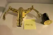 NEW Phylrich Single Hole Bidet Style BAROQUE- Two Handles K4444-007 Brass