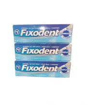 Fixodent Free Denture Adhesive Cream Complete Comfort Seal Hold 1.4oz (Lot Of 3)