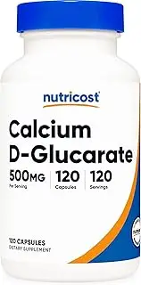 Nutricost Calcium D-Glucarate 500mg, 120 Capsules - Gluten Free, Non-GMO, Vegetarian Friendly