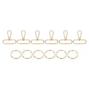 72 Pcs Swivel Clasp Hooks, 2" Purse Snap Clasps Detachable for Bag Making, Gold